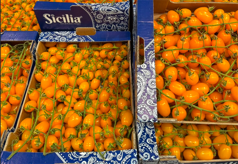 Pomodoro datterino giallo - Sicilia - 2,00 euro al chilogrammo